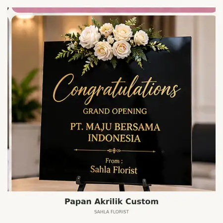 Papan Bunga Akrilik Rs Mitra Keluarga Bekasi